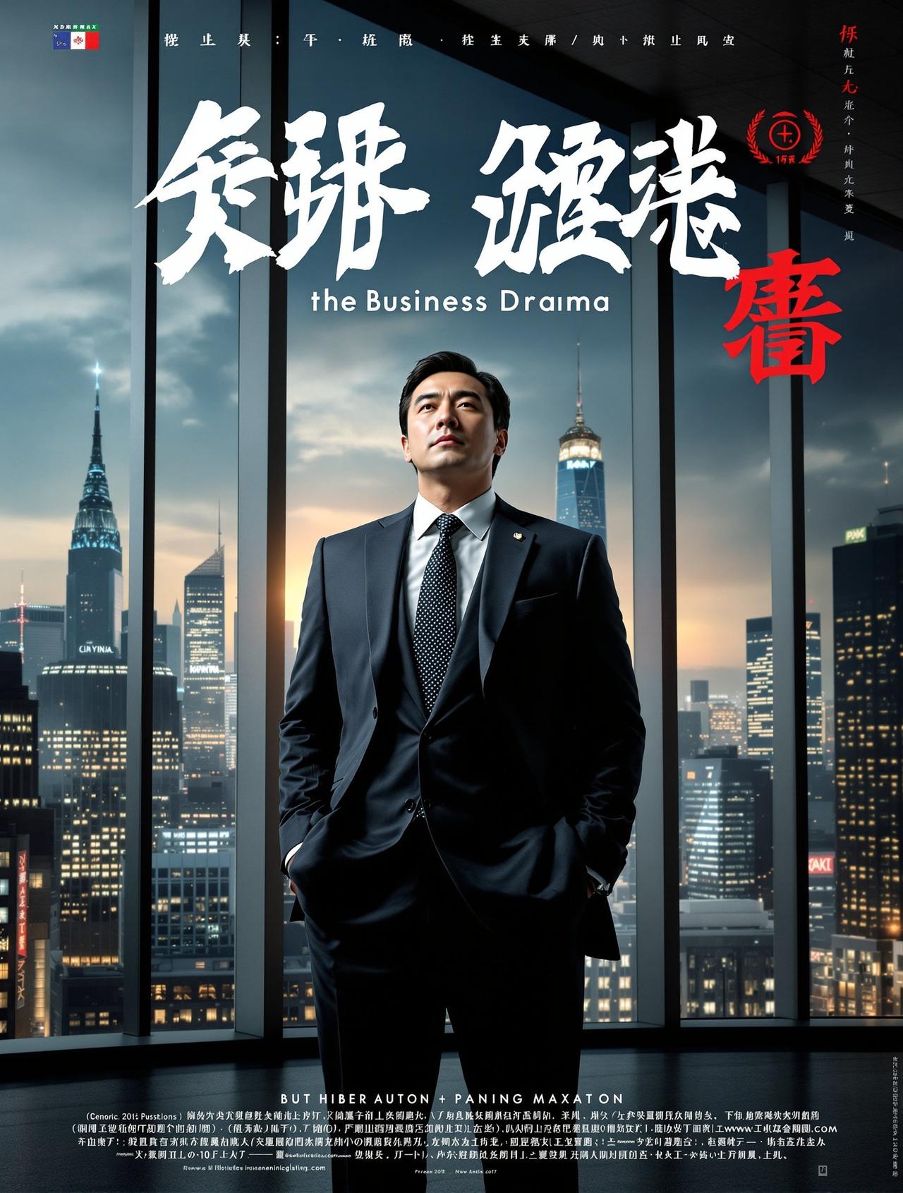 男同网站独家播出《商业博弈》高清海报